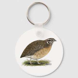 Coturnix Pharaoh Quail Keychain