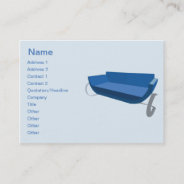 Couch - Chubby Business Card at Zazzle