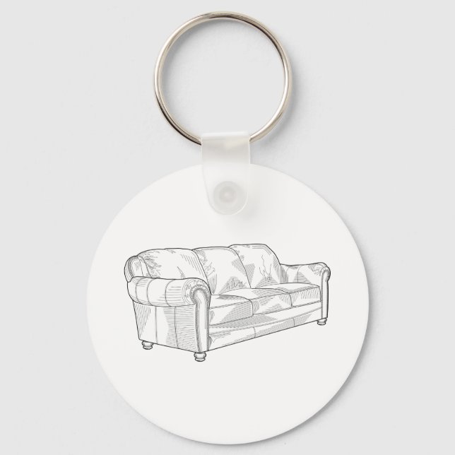 Couch Keychain (Front)