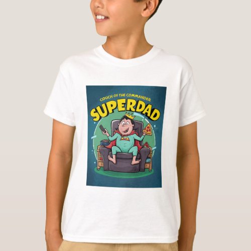Couch of the Commander SuperDad t shirt 