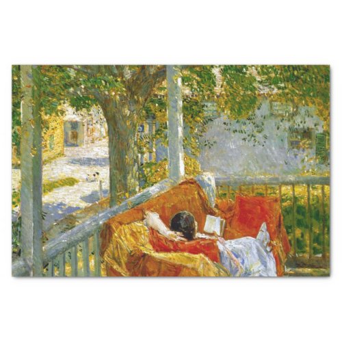 Couch on the Porch Cos Cob by Frederick Hassam Tissue Paper