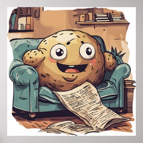 Couch Potato _ Art Print