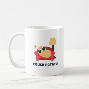 Couch potato funny personalized coffee mug
