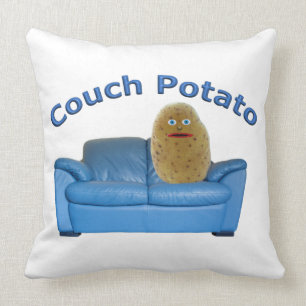 Couch Potato Grade A Cotton Throw Pillow