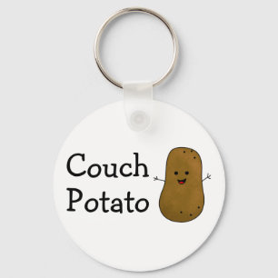 Couch Potato Keychain