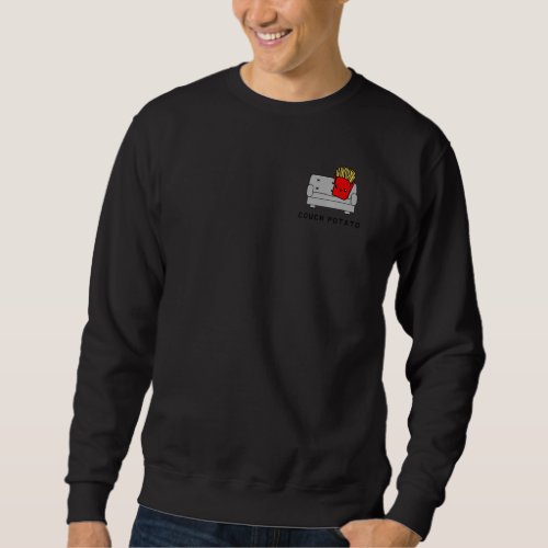 Couch Potato  Meme Graphic Sweatshirt