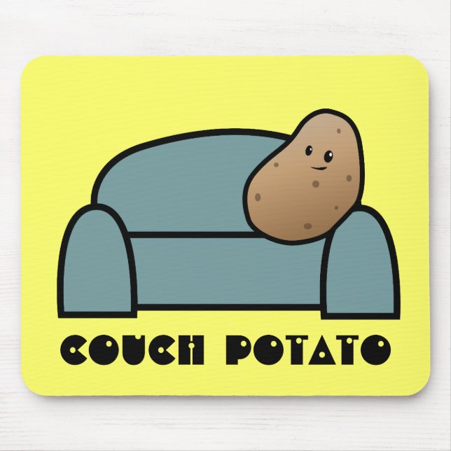 Couch Potato Mouse Pad (Front)