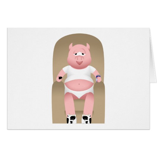 Couch Potato Pig (Front Horizontal)