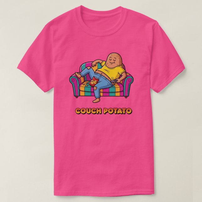 Couch Potato T-Shirt (Design Front)