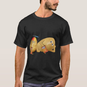 Couch Potatoes With Father Asleep on the Couch T-Shirt