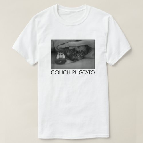 COUCH PUGTATO COUCH POTATO PUG T_Shirt