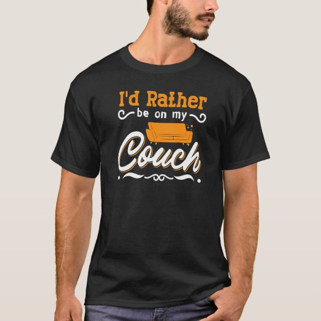 Couch Quotes  Sofa Potato Living Room  7 T-Shirt (Front)