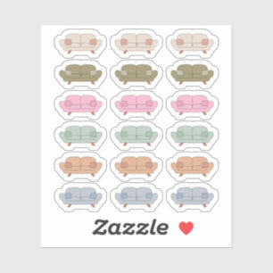 Couch Therapy Appointment Lazy Relax Day Planner Sticker