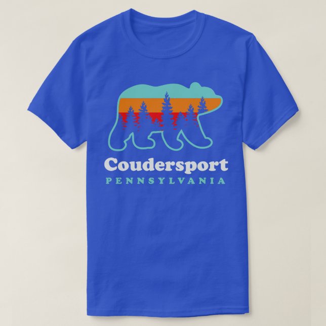 Coudersport Pennsylvania Hunting Hiking Camping Be T-Shirt (Design Front)