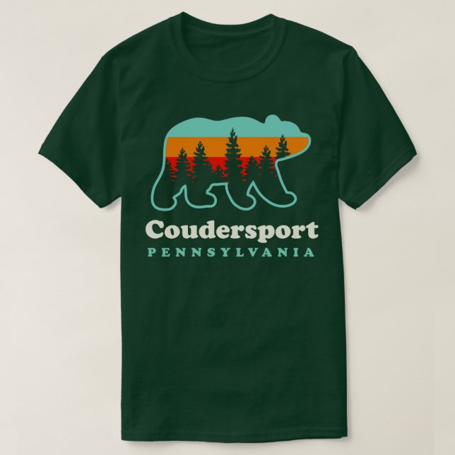 Coudersport Pennsylvania Hunting Hiking Camping Be T-Shirt (Design Front)