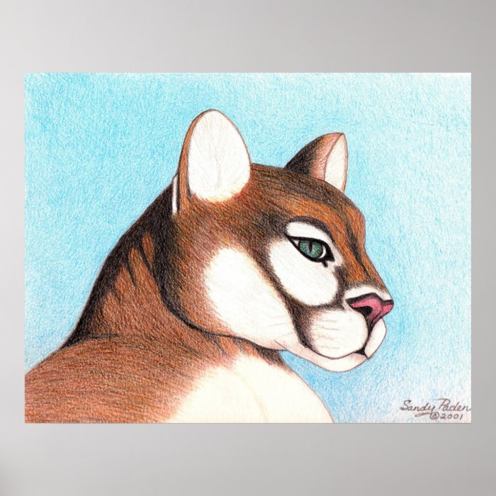 Cougar #2 print