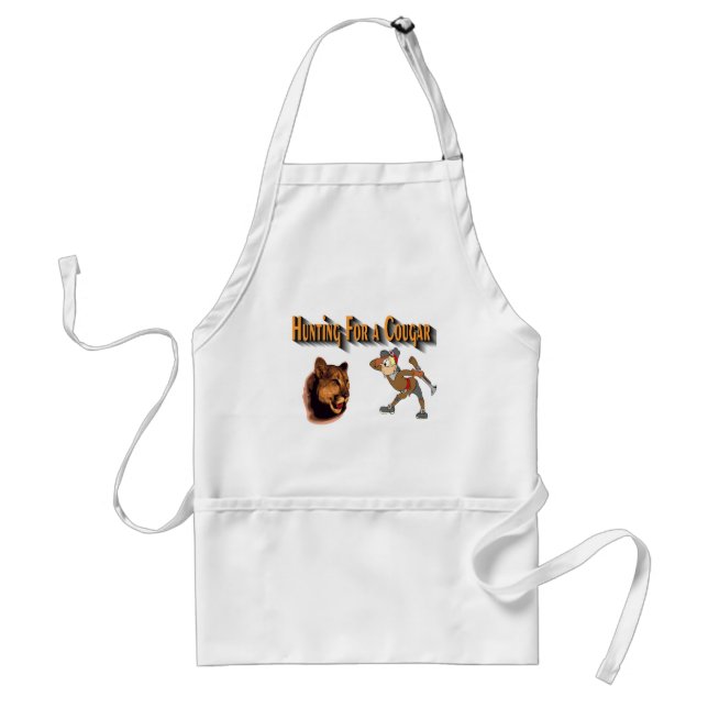cougar adult apron (Front)