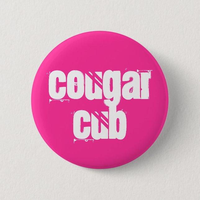Cougar Cub Pinback Button (Front)