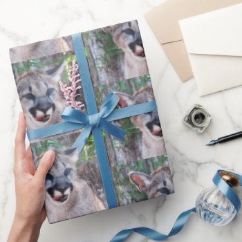 Cougar Cub Wrapping Paper Roll by CatsEyeViewGifts at Zazzle