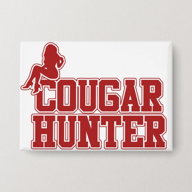 Cougar Hunter Button (Front)