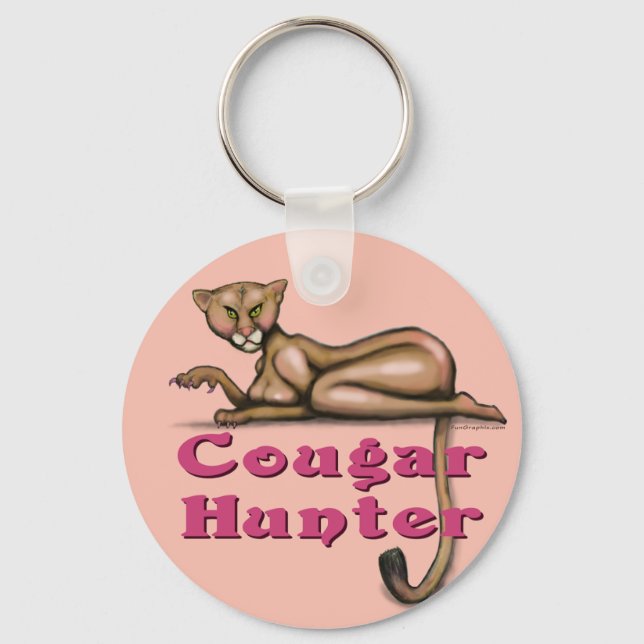 Cougar Hunter Keychain (Front)