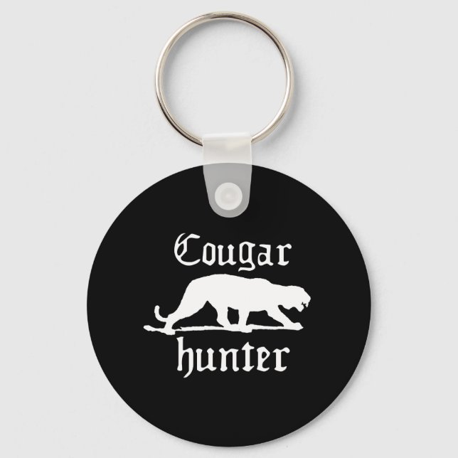 COUGAR HUNTER T-shirt Keychain (Front)