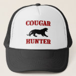 Cougar Hunter Trucker Hat at Zazzle