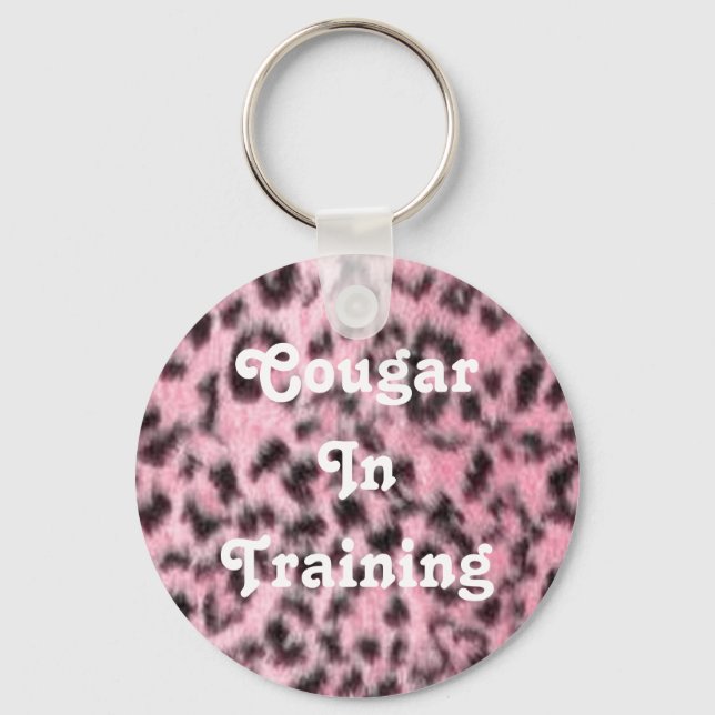 Cougar In Training Keychain (Front)