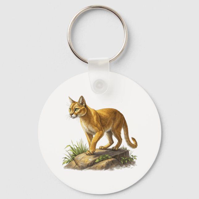 Cougar Keychain (Front)