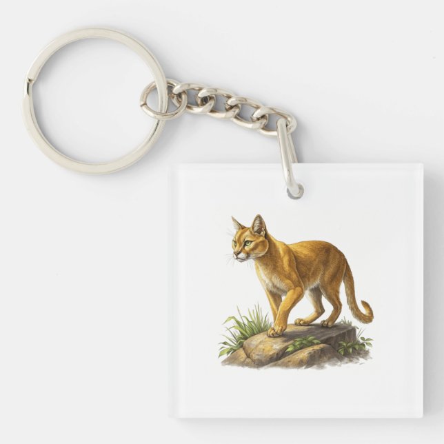 Cougar Keychain (Front)