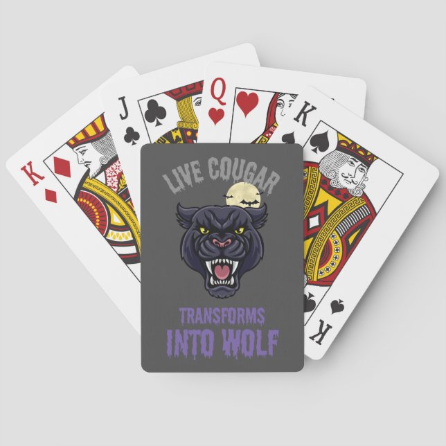 cougar live  poker cards (Back)