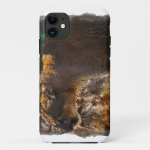 Cougar Mountain Lion Big Cat Art Design 4 iPhone 11 Case