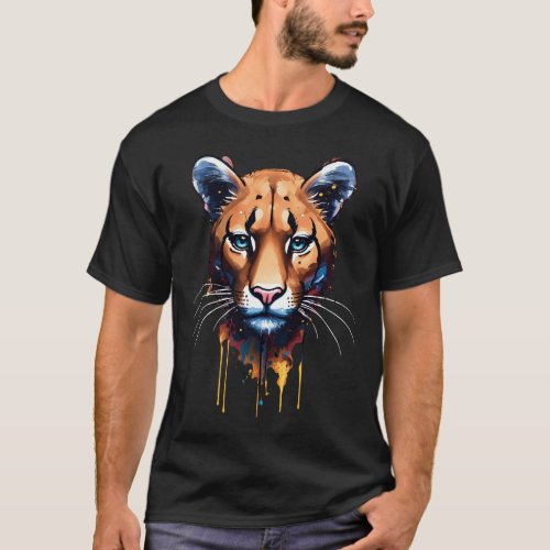 Cougar Mountain Lion  T_Shirt