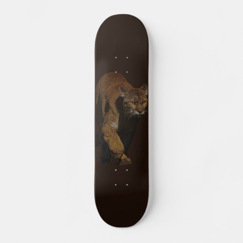 Cougar Mountain Lion Wild Cat Skateboard