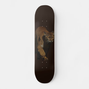 Cougar Mountain Lion Wild Cat Skateboard Deck