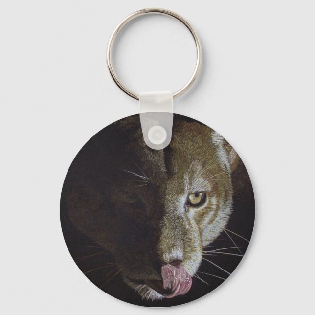 Cougar Night Keychain (Front)