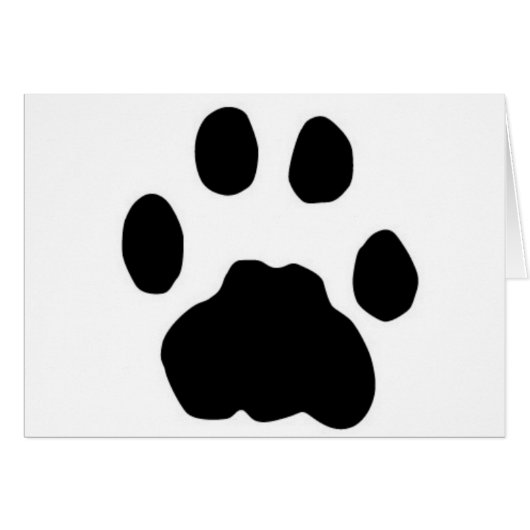 COUGAR PAW PRINT CARDS (Front Horizontal)