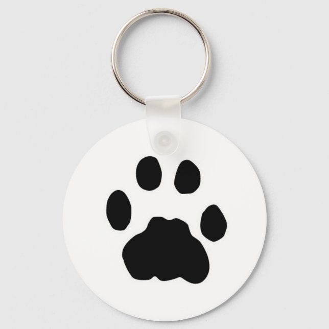 COUGAR PAW PRINT KEYCHAIN (Front)