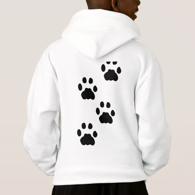 COUGAR PAW TRACKS HOODIE (Back)