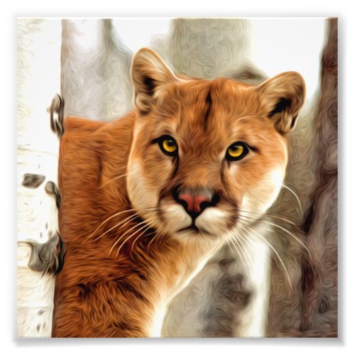 Cougar Photo Painting