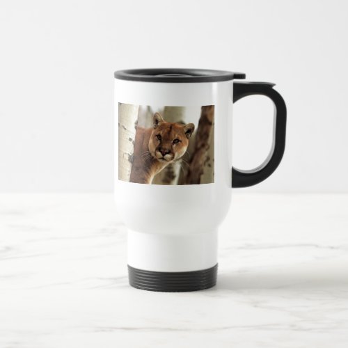 Cougar Photograph Travel Mug