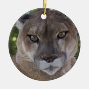 Cougar Pounce Ornament