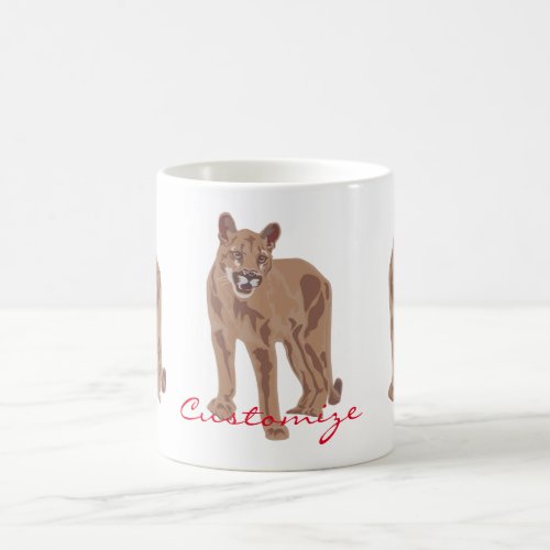 Cougar Puma Mountain Lion Thunder_Cove Coffee Mug