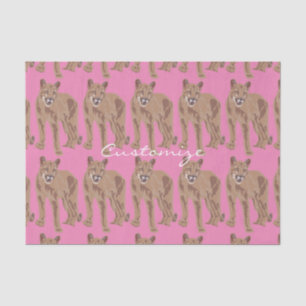 Cougar Puma Mountain Lion Thunder_Cove Tissue Paper