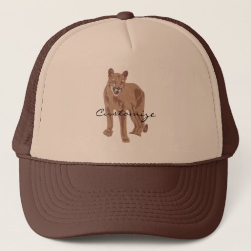 Cougar Puma Mountain Lion Thunder_Cove Trucker Hat