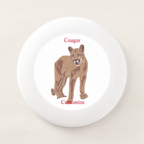 Cougar Puma Mountain Lion Thunder_Cove  Wham_O Frisbee