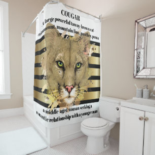 COUGAR SHOWER CURTAIN