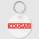 Cougar Stamp Keychain