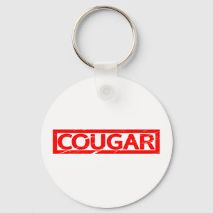 Cougar Stamp Keychain