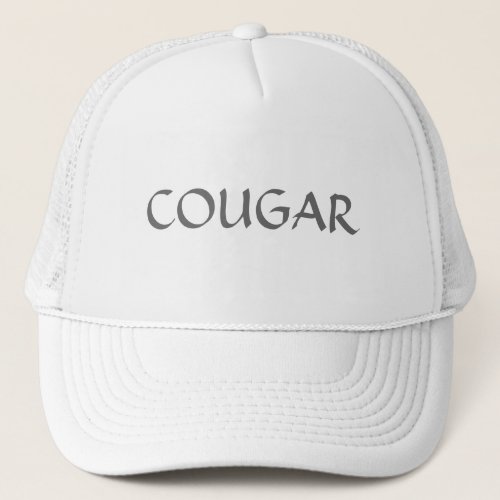 cougar trucker hat